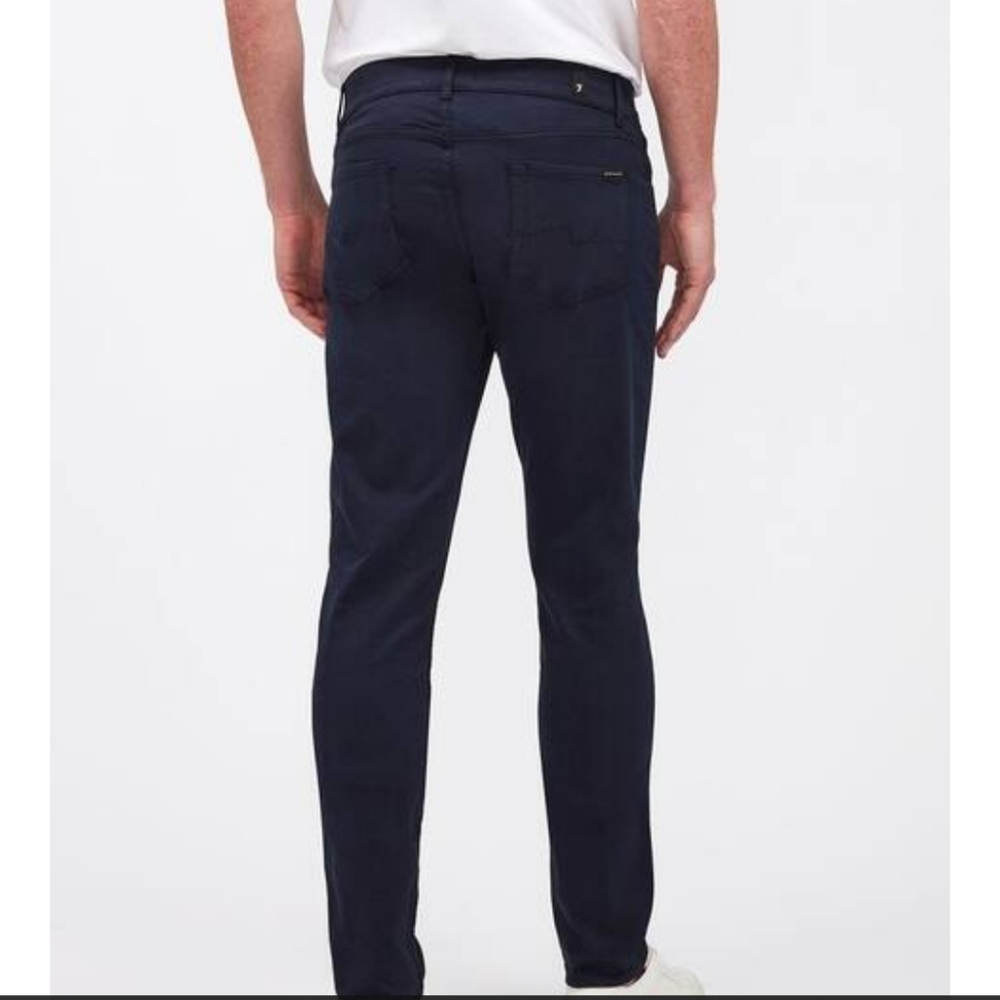 Seven For All Mainkind Navy Blue Mens Pants. Size 33. - Picture 2 of 13
